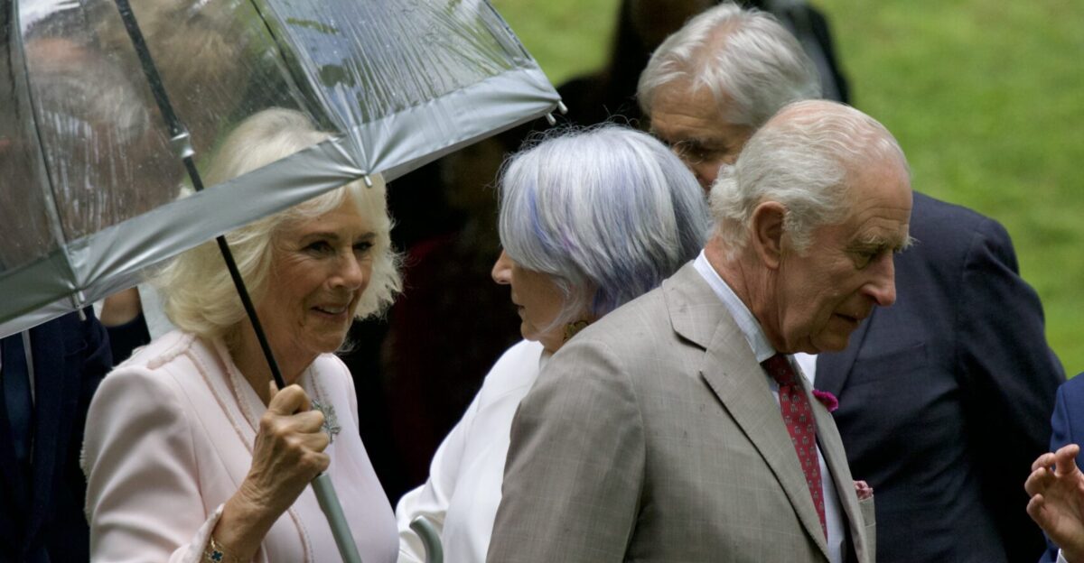 King Charles III speaks with the public during his state visit to Canada at Rideau Hall Ottawa on May 26 2025