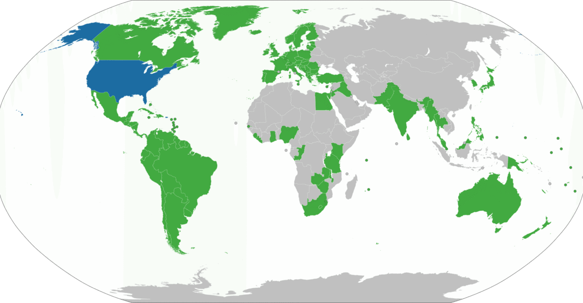 Countries that have Extradition Treaties with the United States of