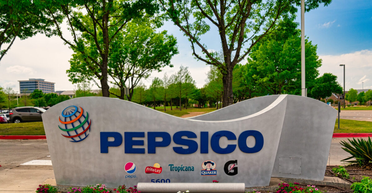 The PepsiCo corporate headquarters building at 5600 Headquarters Drive in Plano Texas