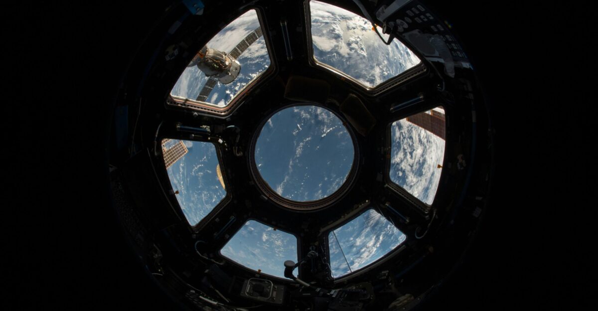 space shuttle view outside the Earth