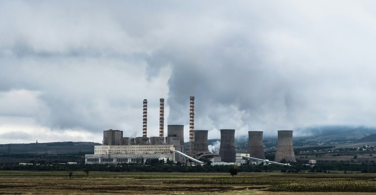 industrial power plant skyline