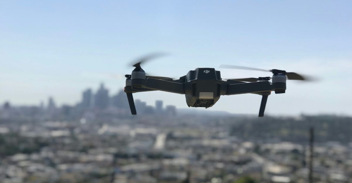 photography of drone