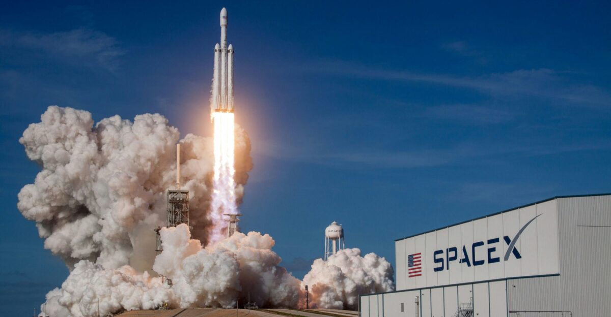 rocket ship launching during daytime