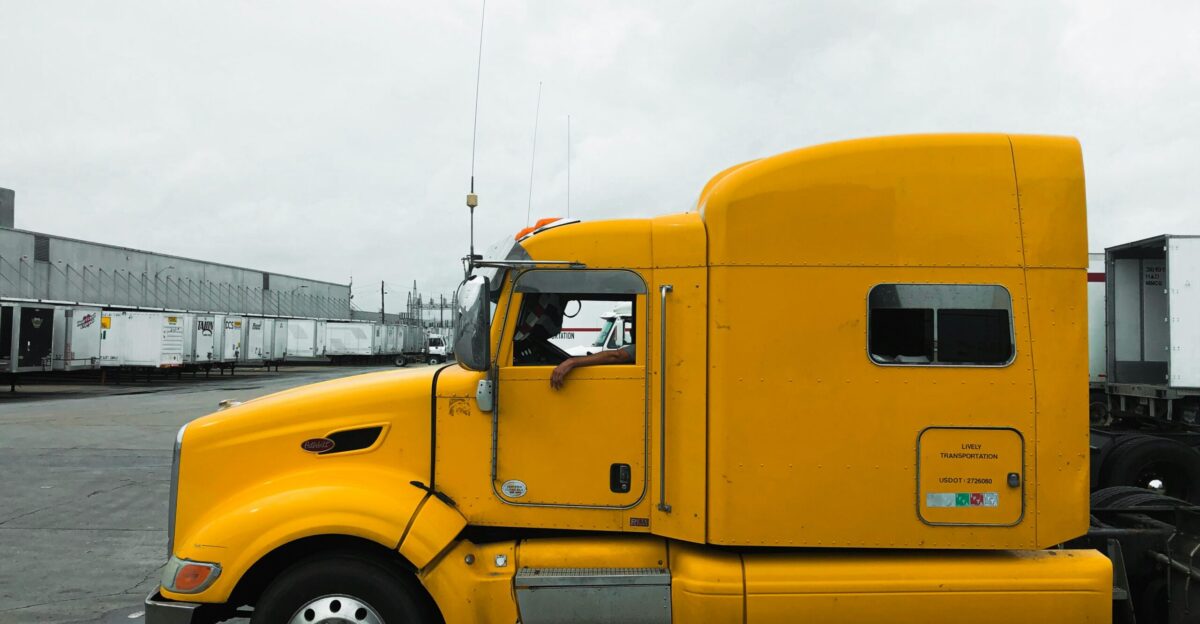 yellow truck