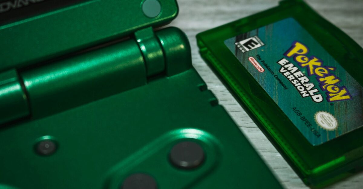 a close up of a game controller