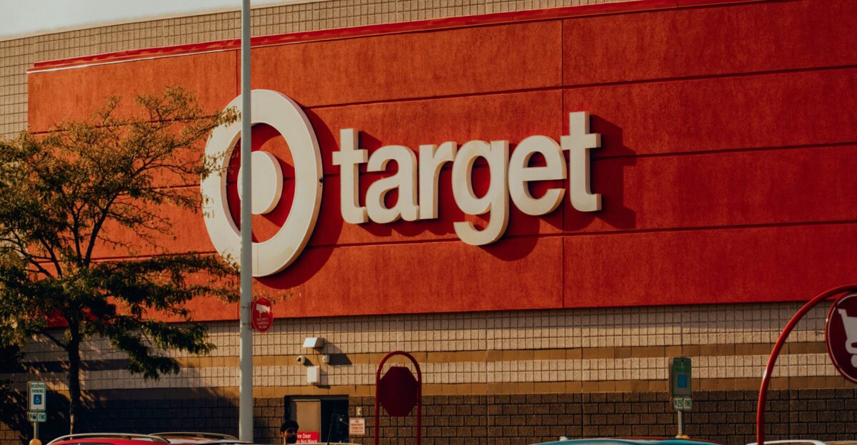 a target store with cars parked in front of it