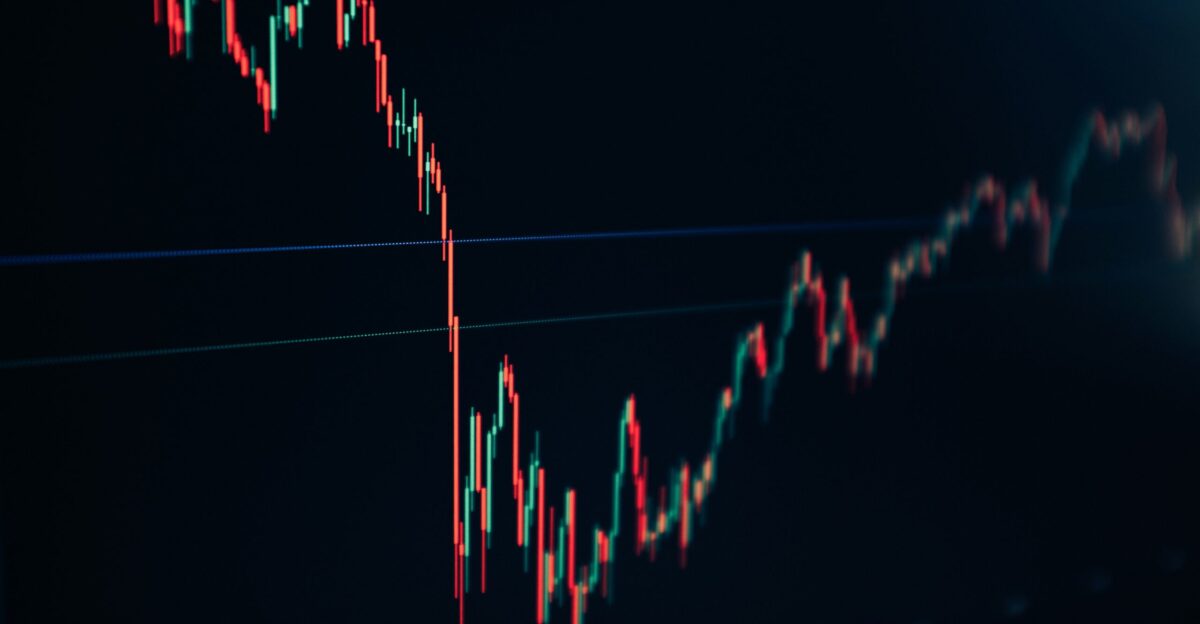 a close up of a line with a blue background