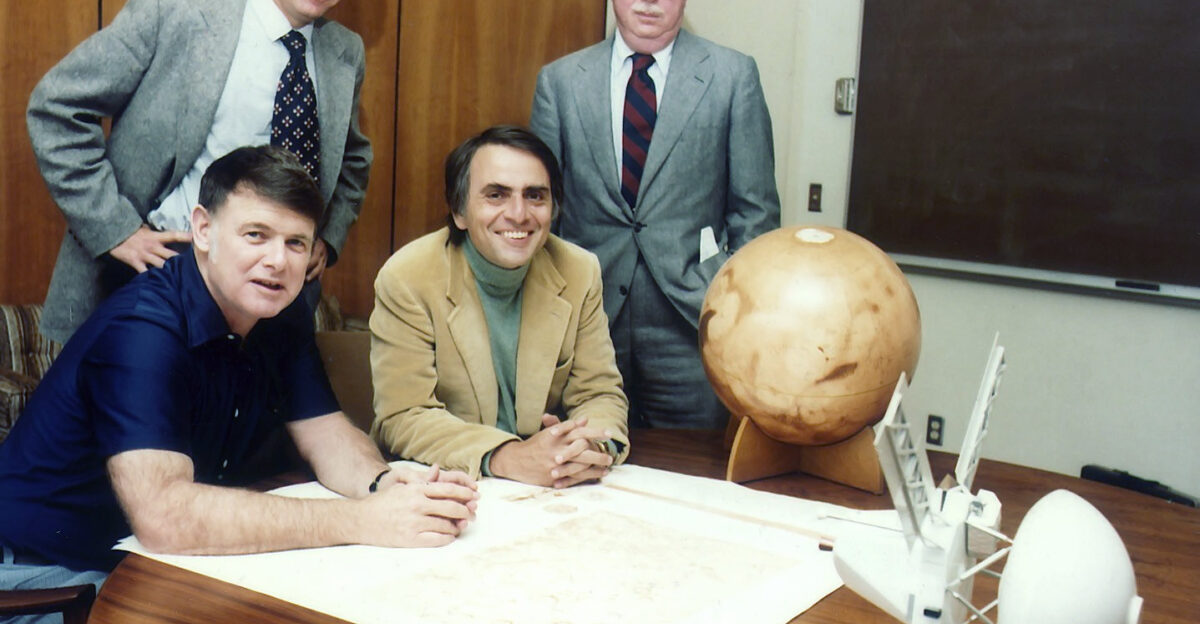 Planetary society founders Original caption Founding of the Planetary Society Carl Sagan Bruce Murray and Louis Friedman the founders of The Planetary Society at the time of signing the papers formally incorporating the organization The fourth person is Harry Ashmore an advisor who greatly helped in the founding of the Society Ashmore was a Pulitzer Prize winning journalist and leader in the Civil Rights movement in the 1960s and 70s