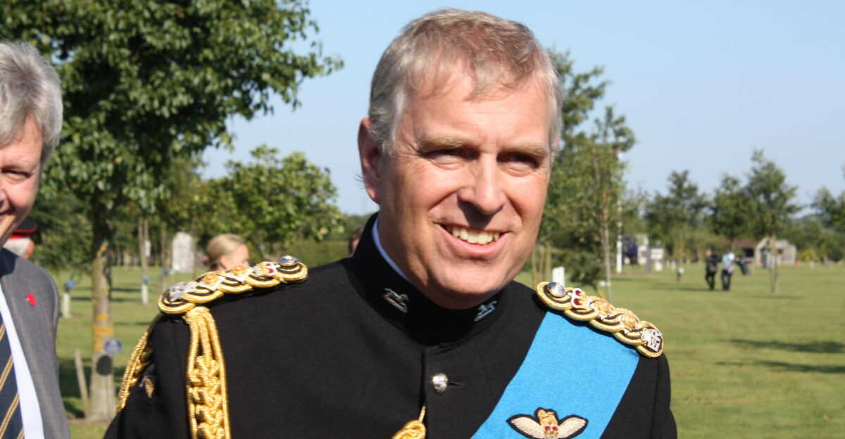 Prince Andrew at the National Memorial Arboretum Alrewas 1st September 2011