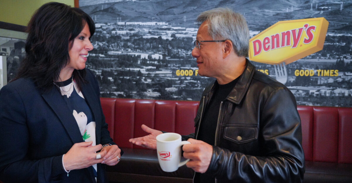 Jensen Huang Returns to Denny s Where NVIDIA Launched a Trillion