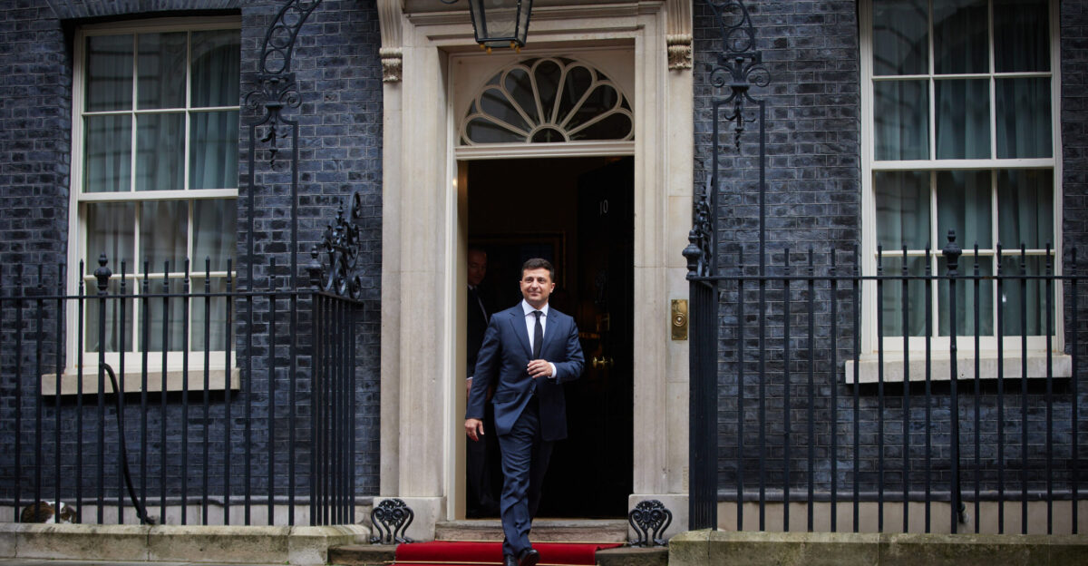 President Volodymyr Zelensky made an official visit to the United Kingdom on October 7-8 2020