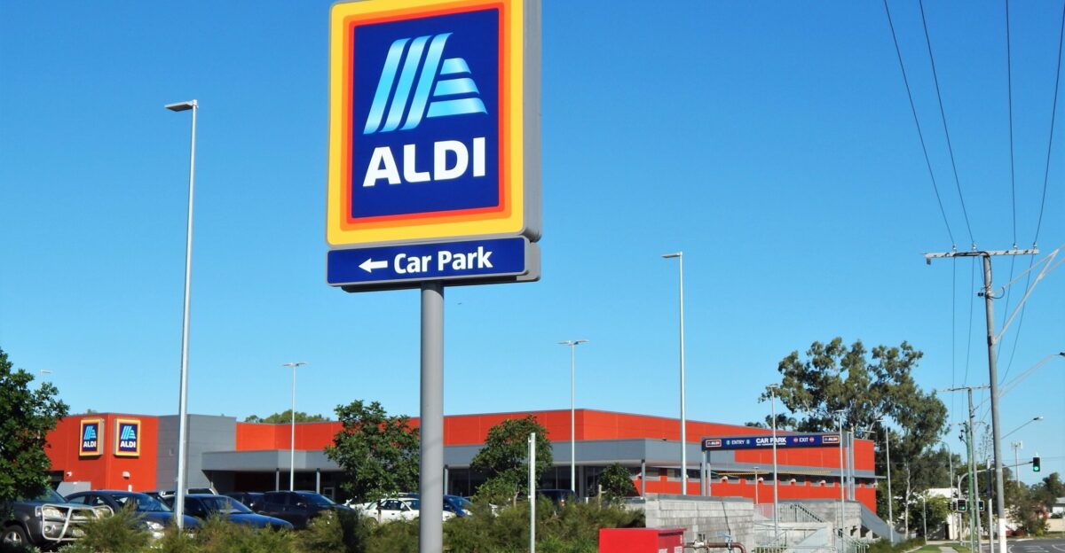 An Aldi supermarket located in the regional Australian city of Rockhampton Queensland The supermarket opened in the suburb of Allenstown in October 2019