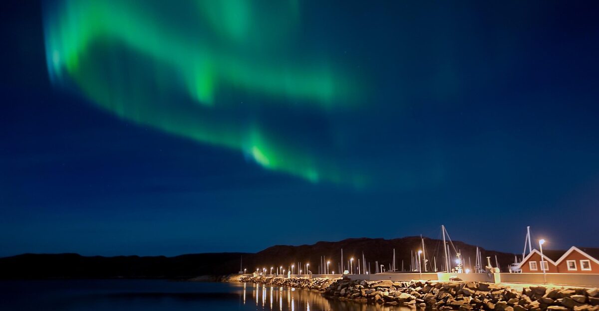 northern lights astronomy sky aurora borealis night night sky aurora norway landscape beauty nature travel