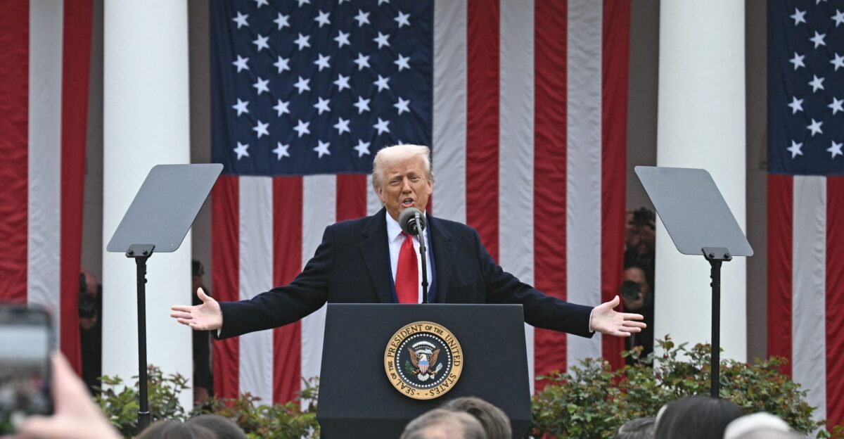Trump unveils 10 tariff on all imports plus reciprocal tariffs