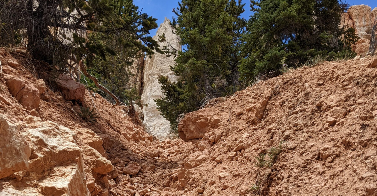 A mudslide within the UFDP
