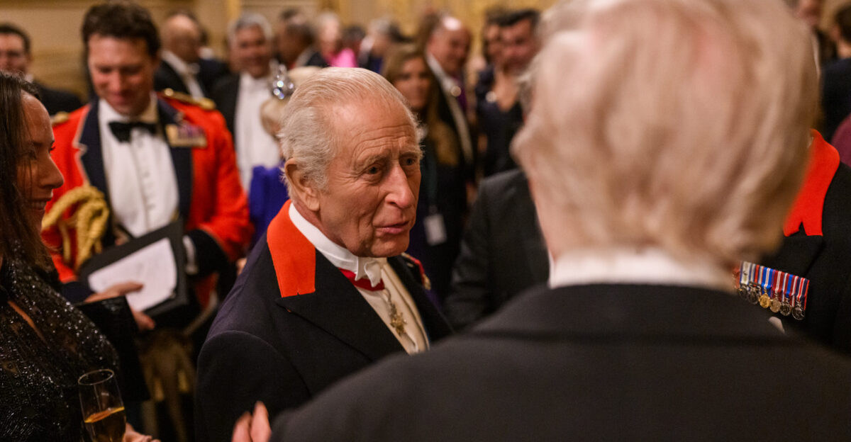President Donald Trump King Charles III speak during a Post-Dinner Program in the Grand Reception Room at Windsor Castle Wednesday September 17 2025 Official White House Photo by Daniel Torok