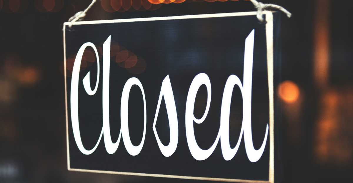 bokeh photography of closed signage