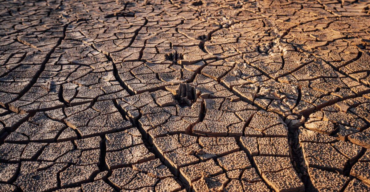 brown dried leaves on brown soil