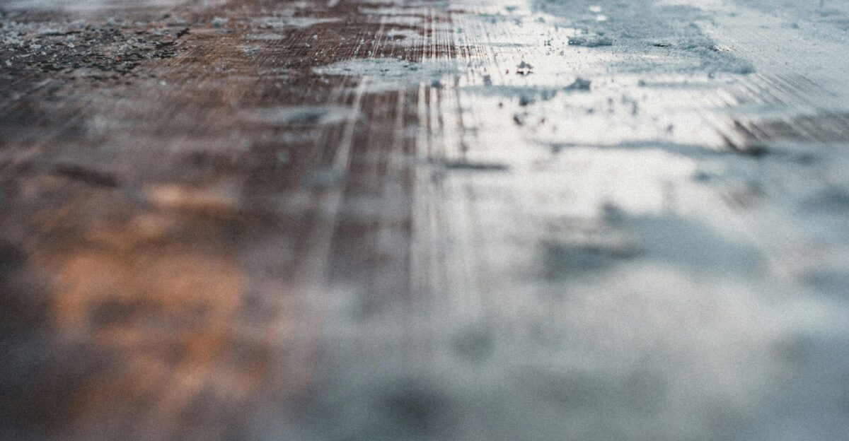 brown and black wooden surface