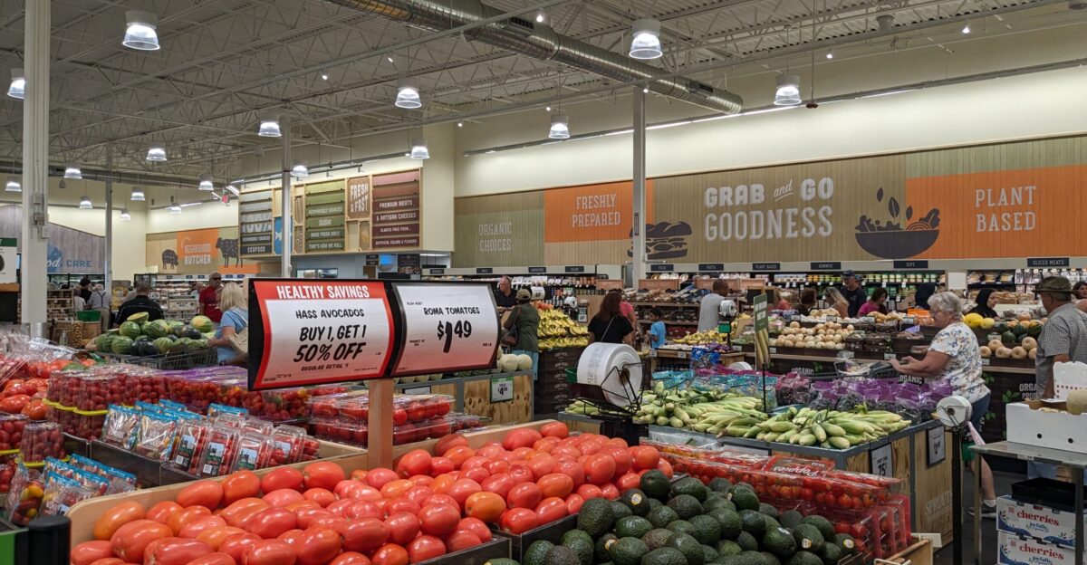 Produce section of Sprouts