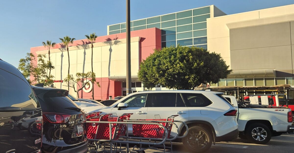 Target store located at Westminster Mall California pictured in late November 2025