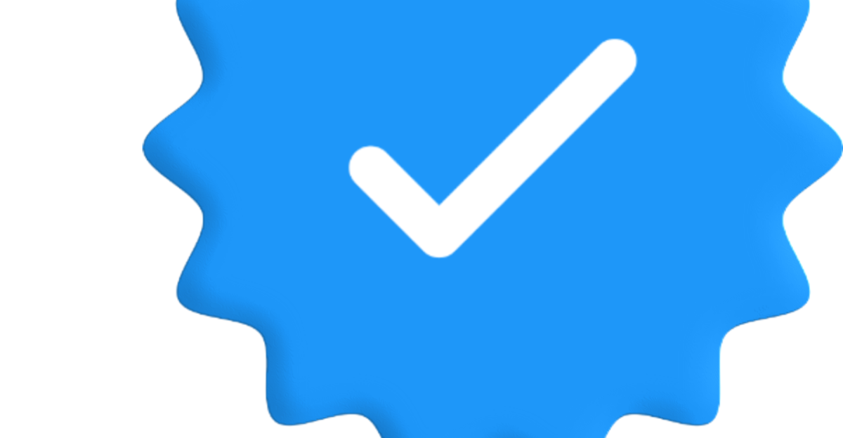Blue Verified Badge for ensuring a brand or company is reall and authentic one
