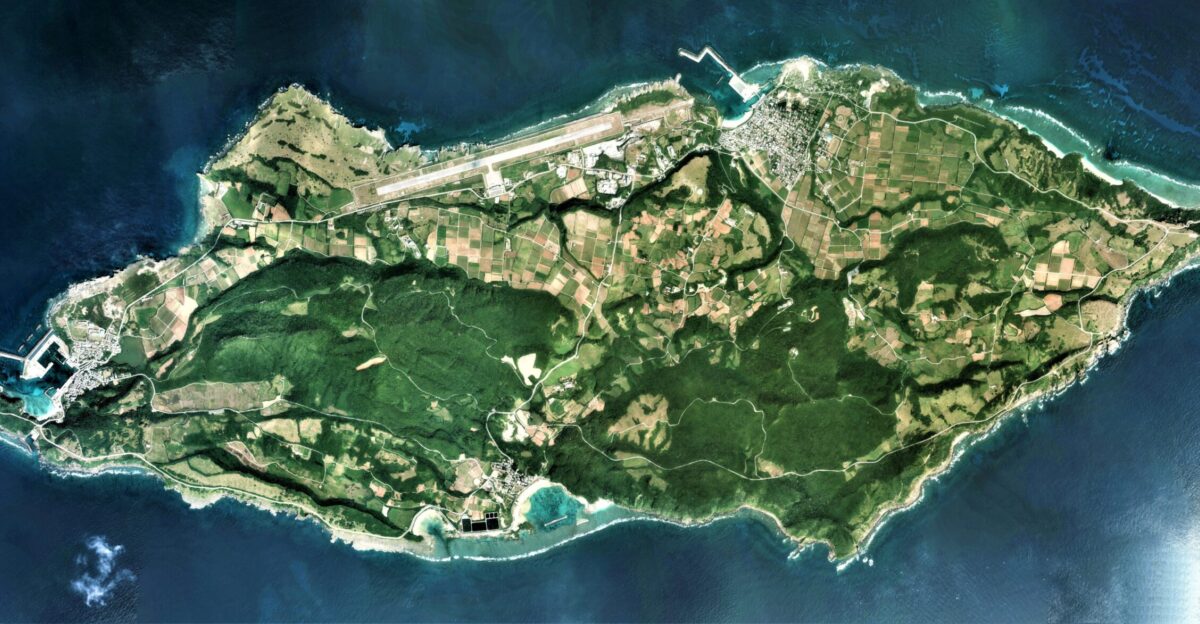 Yonaguni Island Aerial photograph 2012